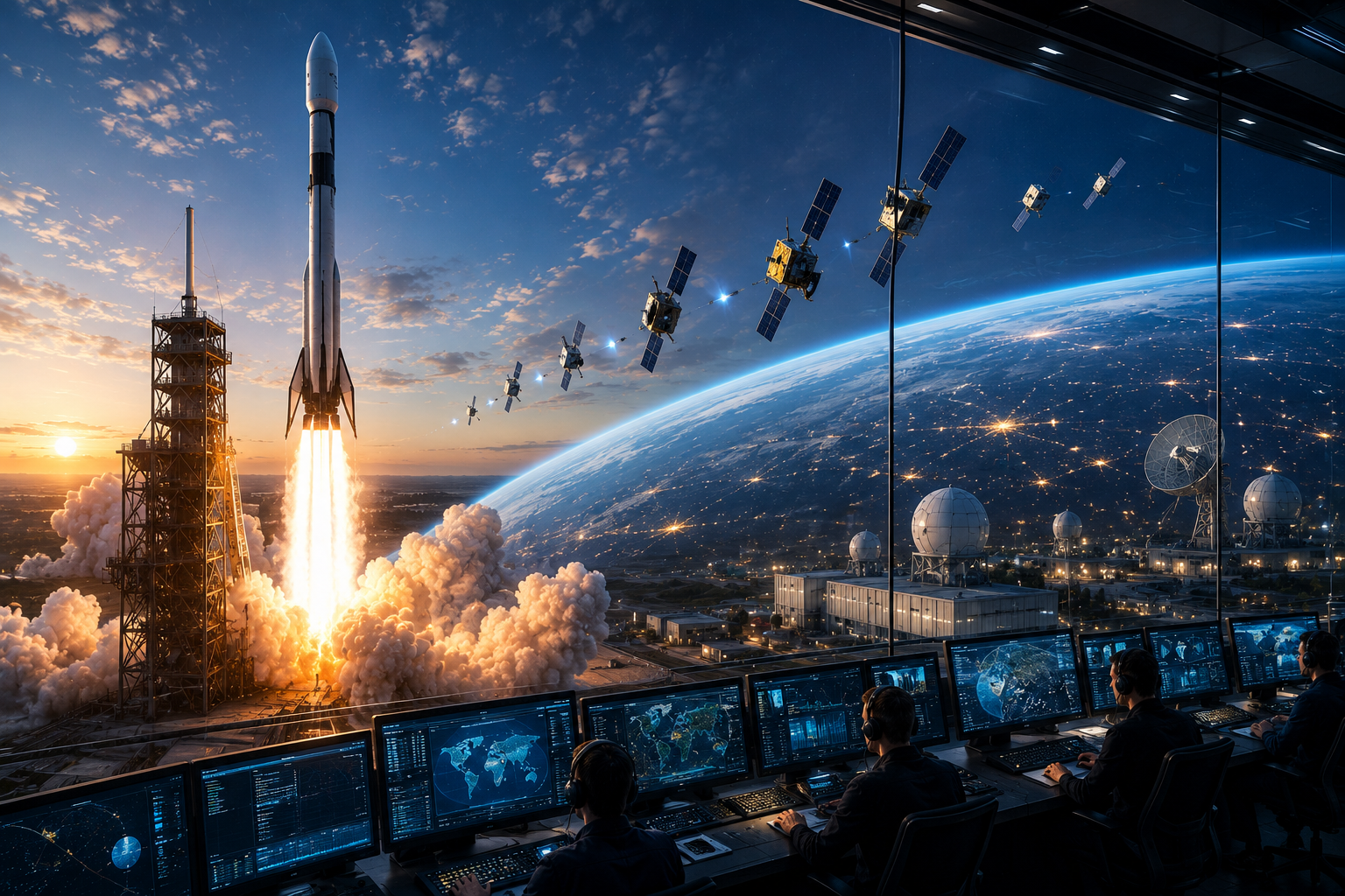 Global Space Industry Enters a New Era as Commercial Satellite Launches Reach Record Levels