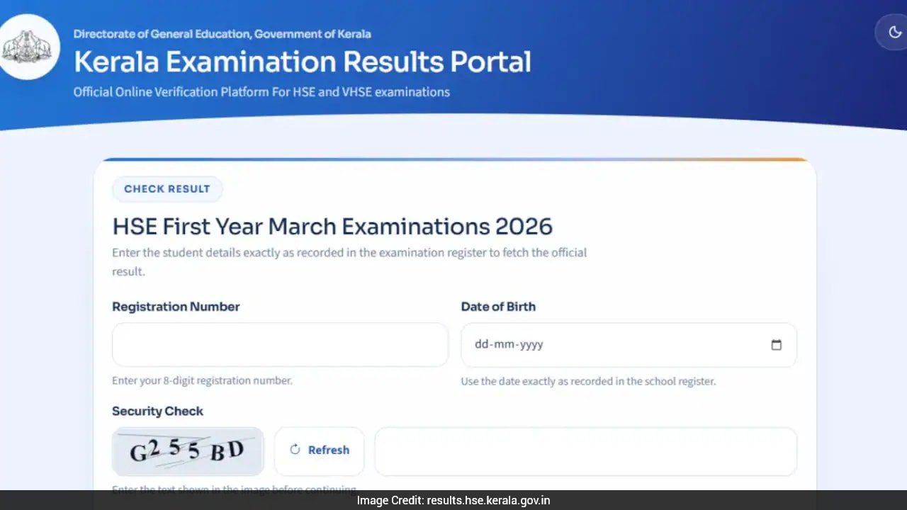 Kerala Plus One Result 2026 Declared: Download DHSE Class 11 Marksheet Here