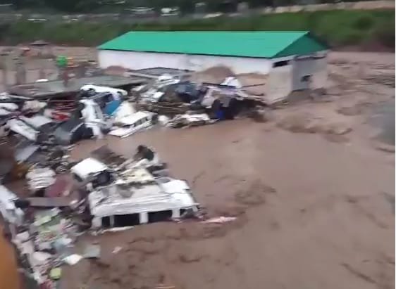 11 Dead In Flash Floods In J&K's Rajouri, Several Vehicles Swept Away