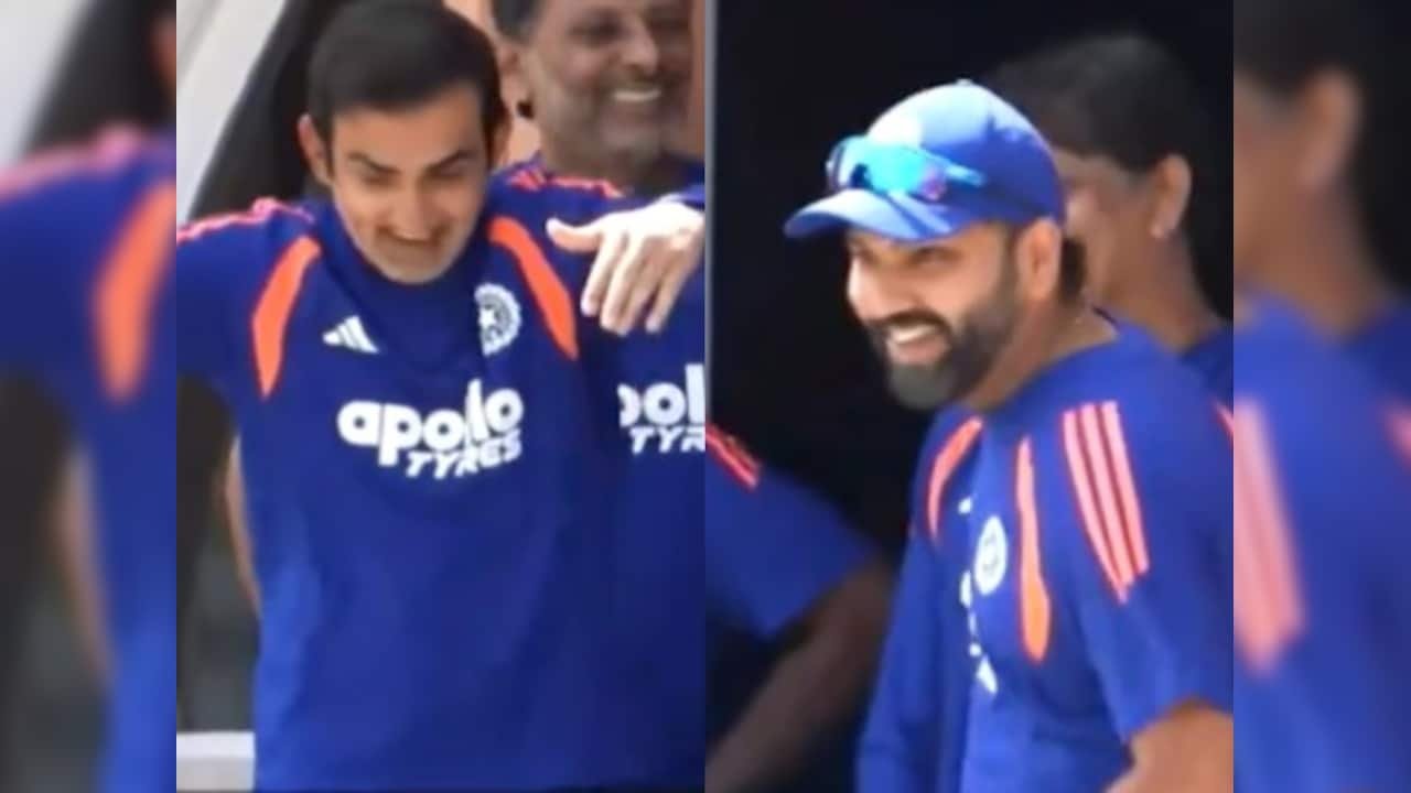Rohit Sharma Breaks Into Laughter After Gautam Gambhir's Gesture In Viral Lord's Clip