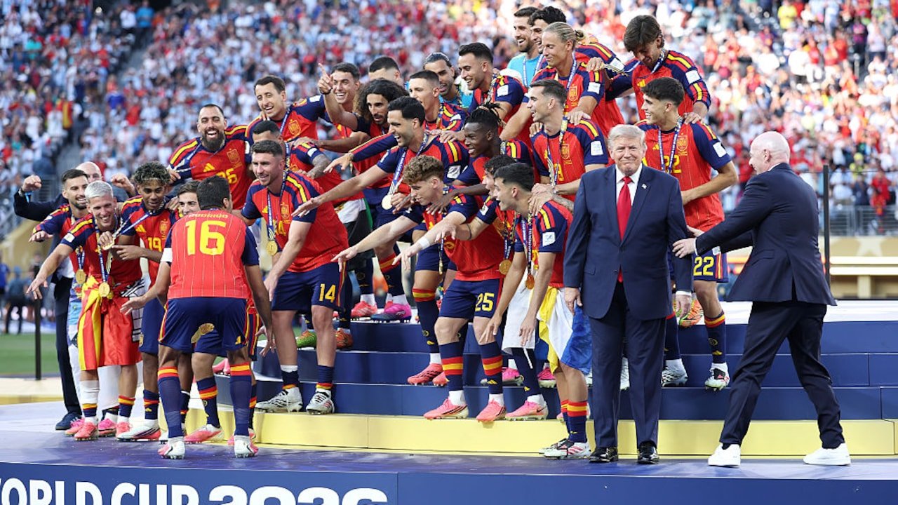 Watch: Donald Trump Sparks Awkward World Cup Podium Moment, FIFA Chief Intervenes