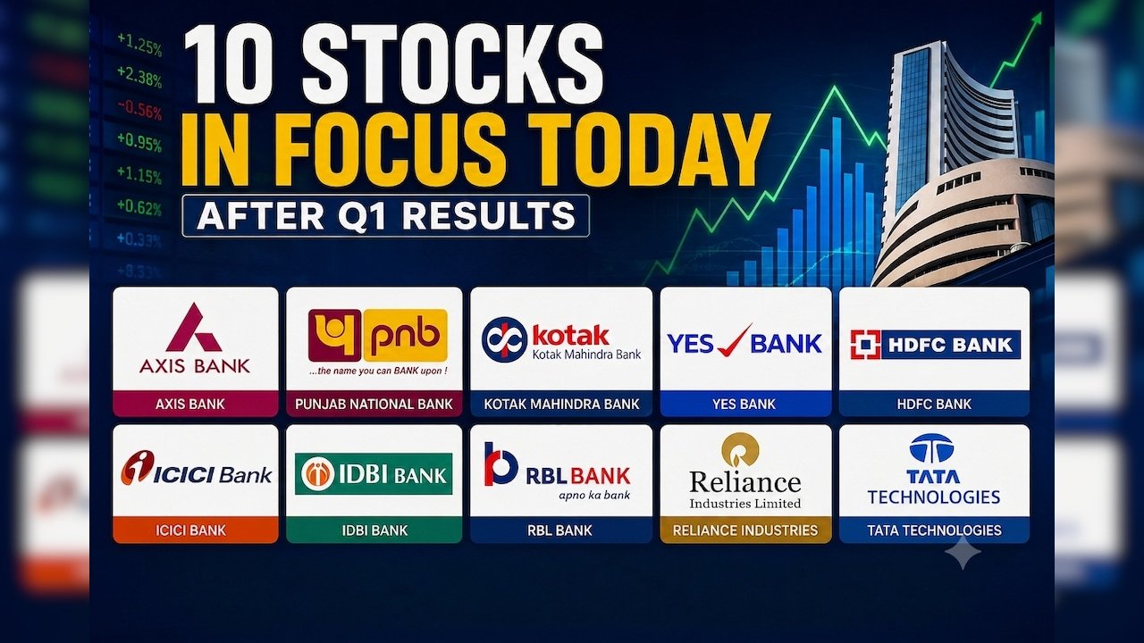 HDFC Bank, ICICI Bank, RIL, Axis Bank In Focus: 10 Stocks To Watch Today After Q1 Results