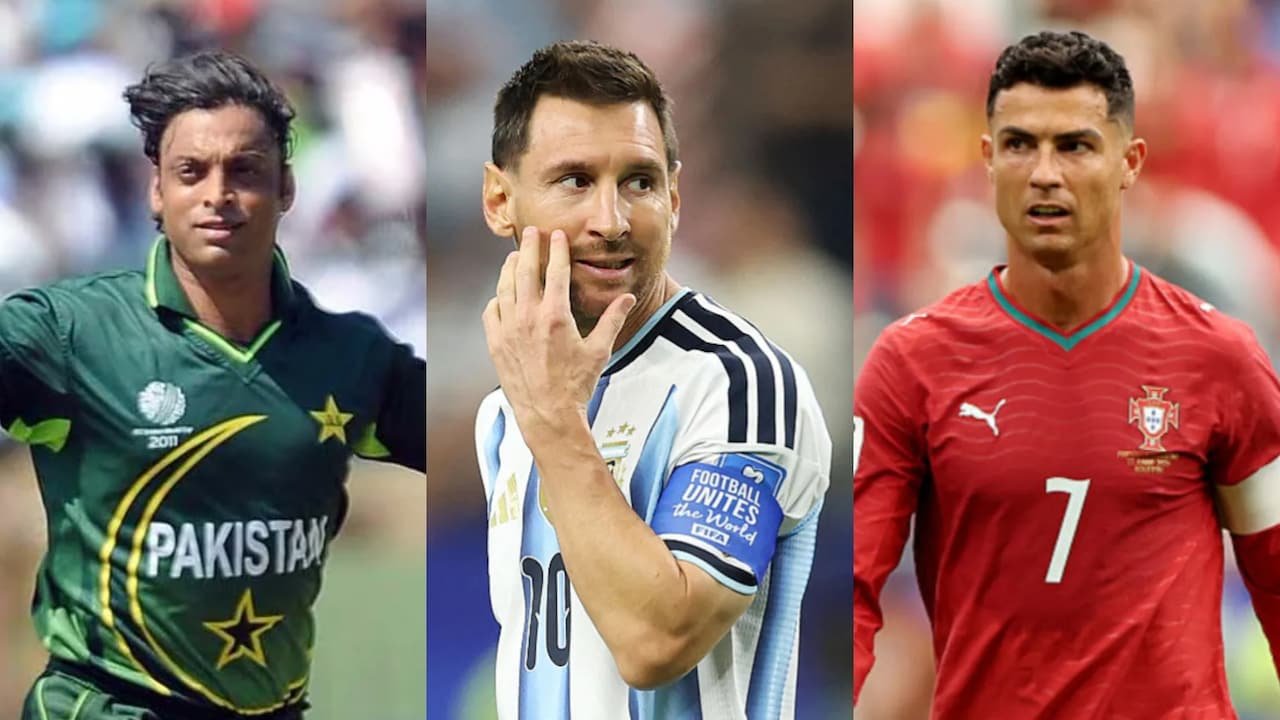 Shoaib Akhtar Weighs In On Lionel Messi vs Cristiano Ronaldo GOAT Debate, Ends Up Being Trolled
