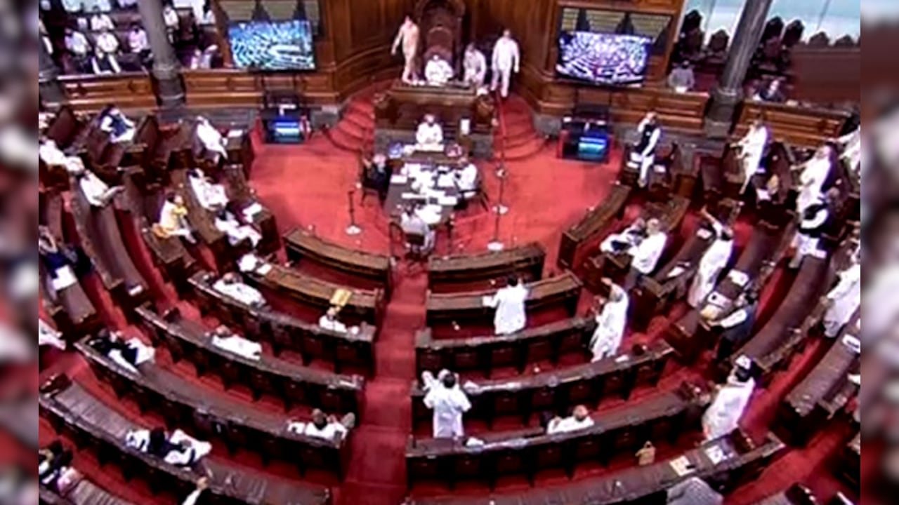 9 Newly-Elected Members Take Oath In Rajya Sabha