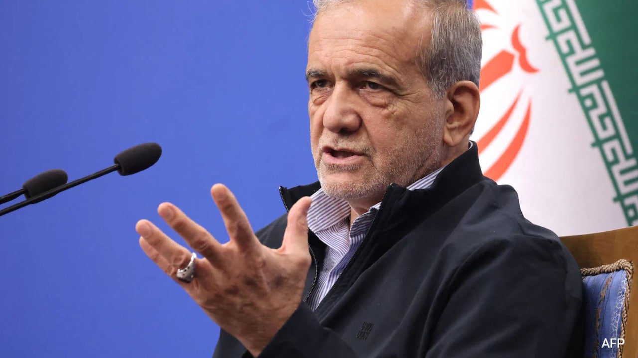 Iran Is In "Full-Scale War" With US, Says President Pezeshkian