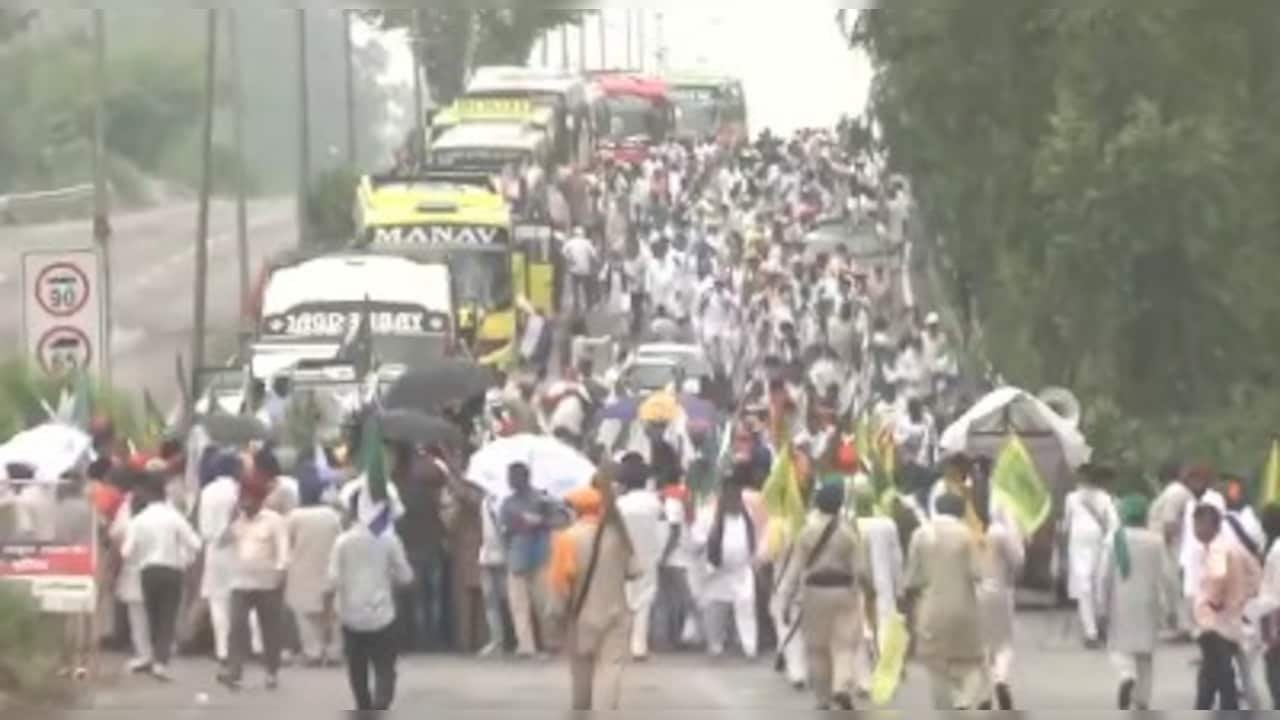Shambhu, Again. Farmers' March To Delhi Stopped At Haryana Border