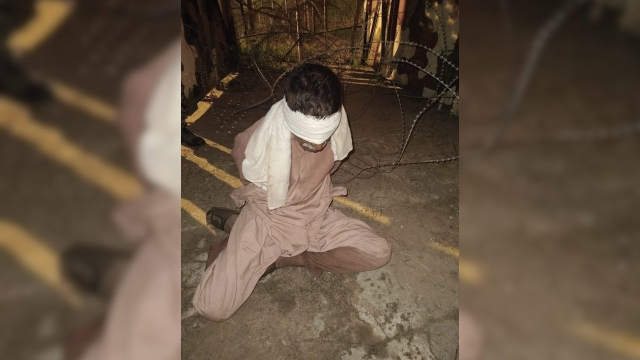 Pak Man Caught Near International Border In Jammu