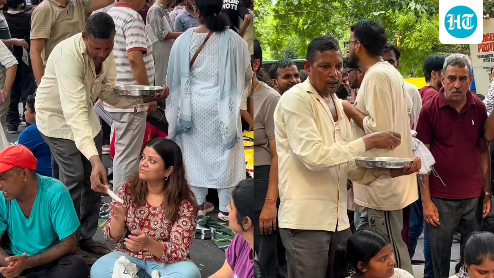 ‘The beauty of India’: Man serves coconut to CJP protesters, internet praises his kindness