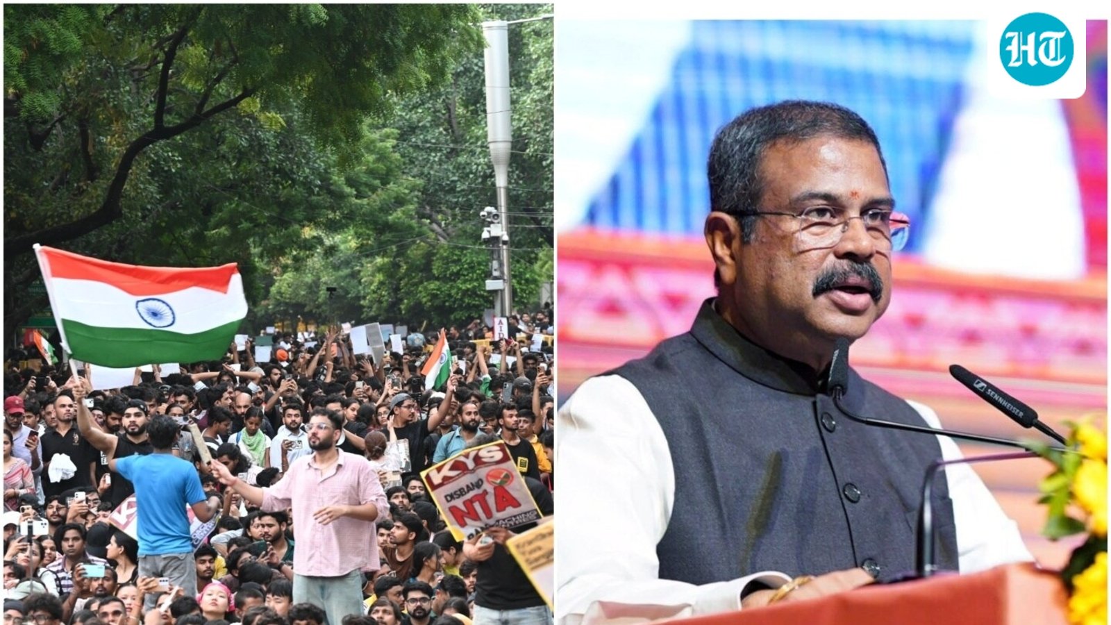 Dharmendra Pradhan's first reaction to CJP protest: 'Rahul Gandhi using students as political tools'