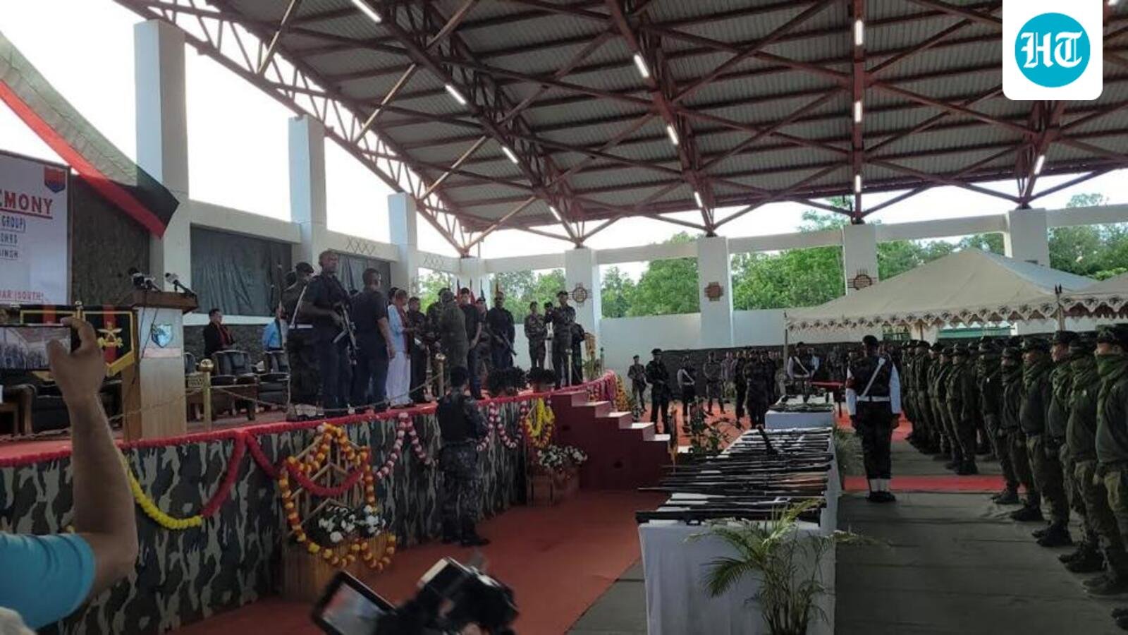 46 insurgents of banned outfit surrender in Manipur; hand over 28 weapons: Govt