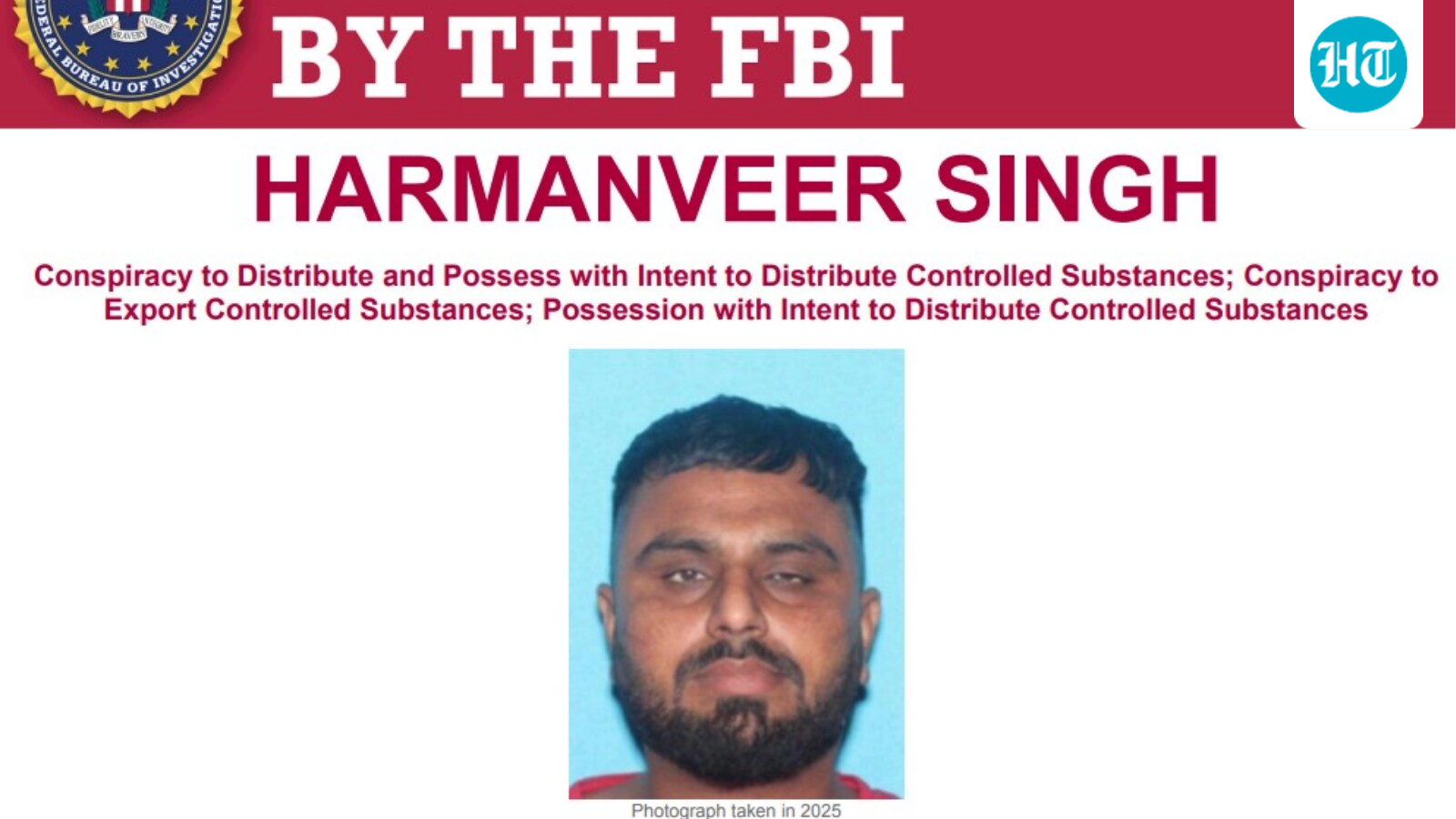 Who is Harmanveer Singh? FBI manhunt on amid drug trafficking charges, link to Dhanda gang