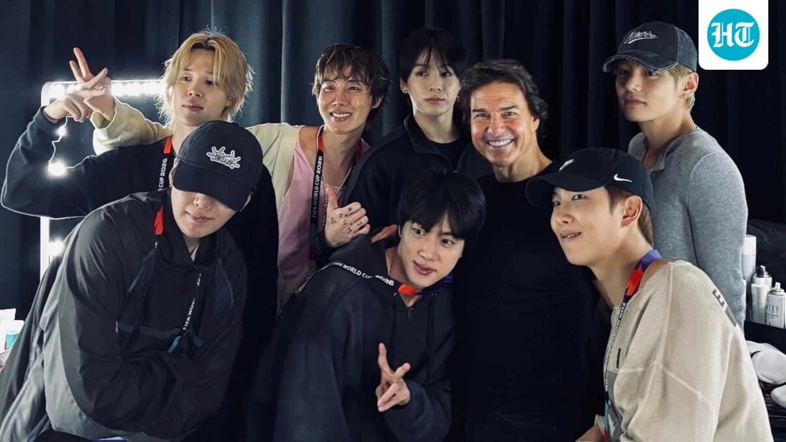 BTS meet Tom Cruise at FIFA World Cup 2026 final, RM calls Hollywood icon 'King'. See photo