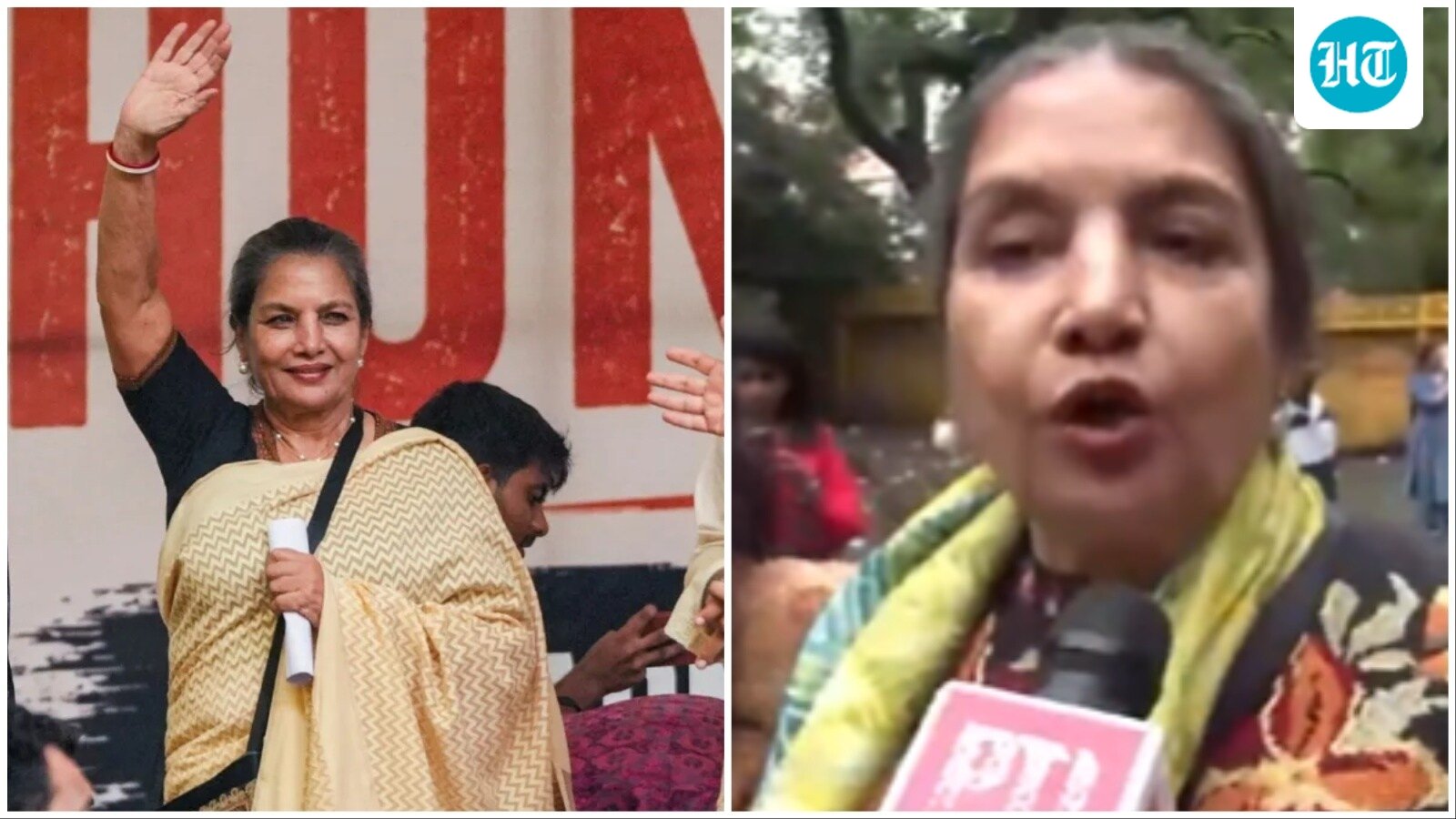 Shabana Azmi joins CJP protest march, hits back at questions on Bollywood's absence: 'Don't sideline the cause'