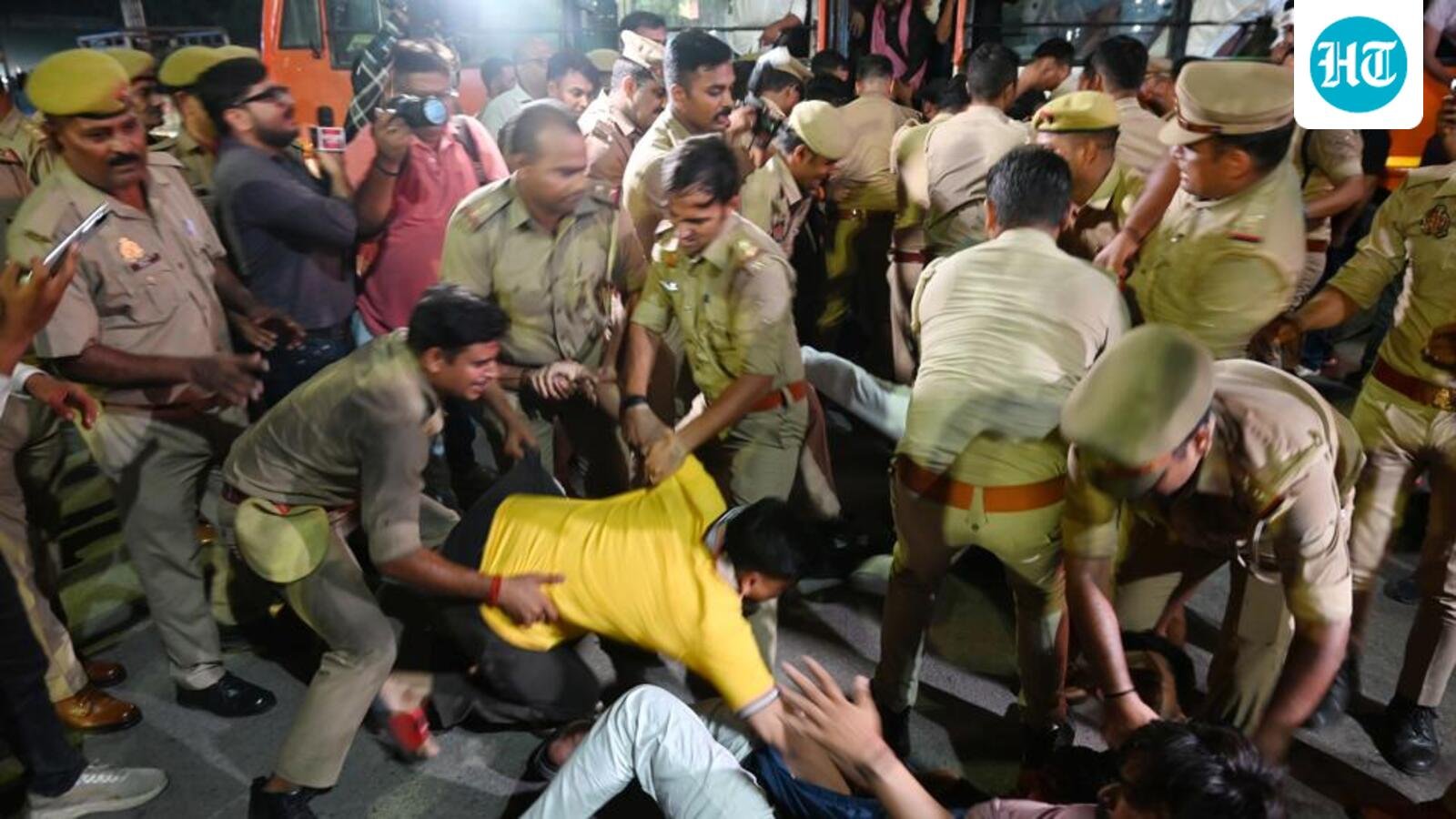 Detention of Congress, SP leaders in Delhi sparks protests across Uttar Pradesh