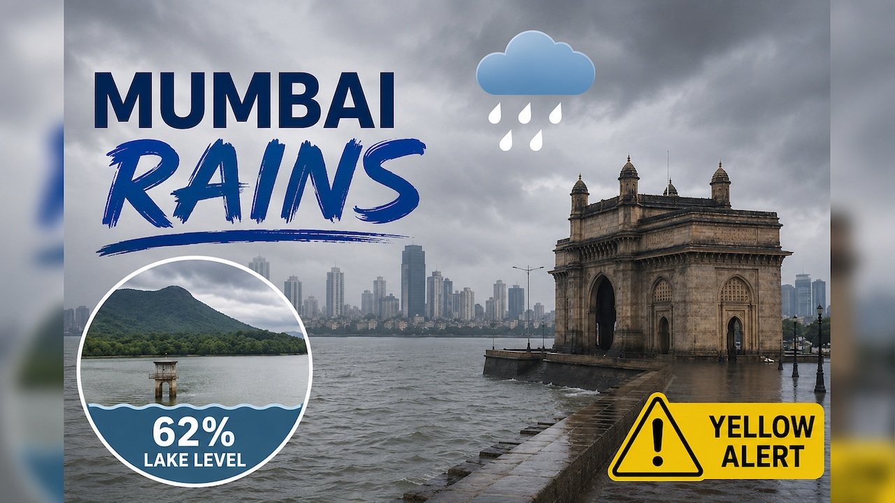 Mumbai's Water Stock Jumps! Seven Lakes Now Nearly 62% Full After Heavy Rains