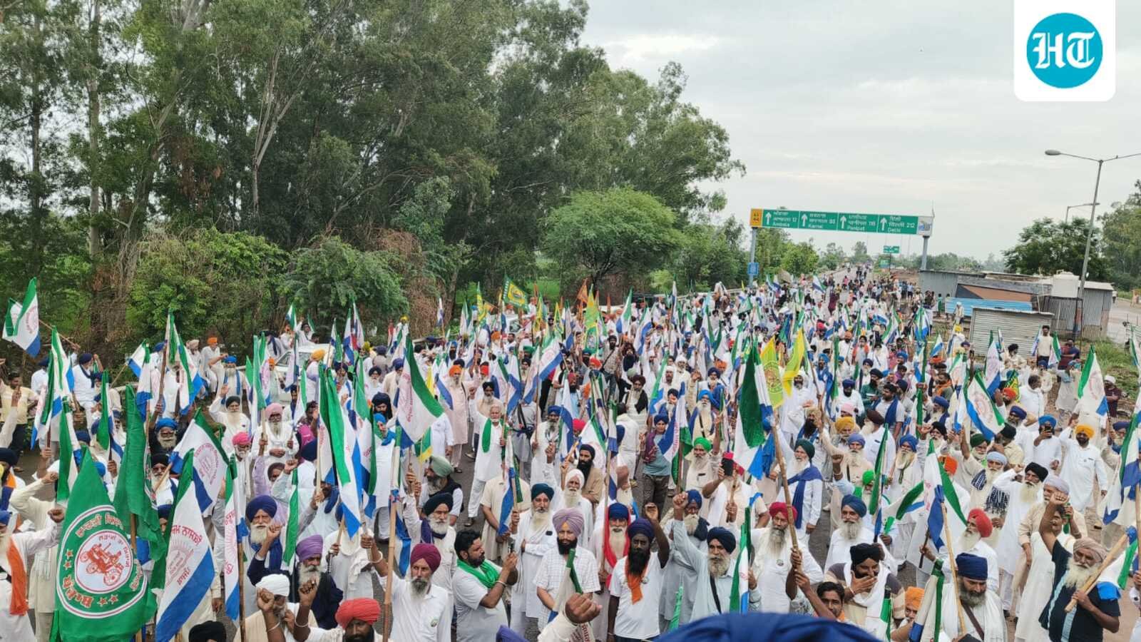 India-US trade deal protest: Delhi Police set up barricades on Bahadurgarh border