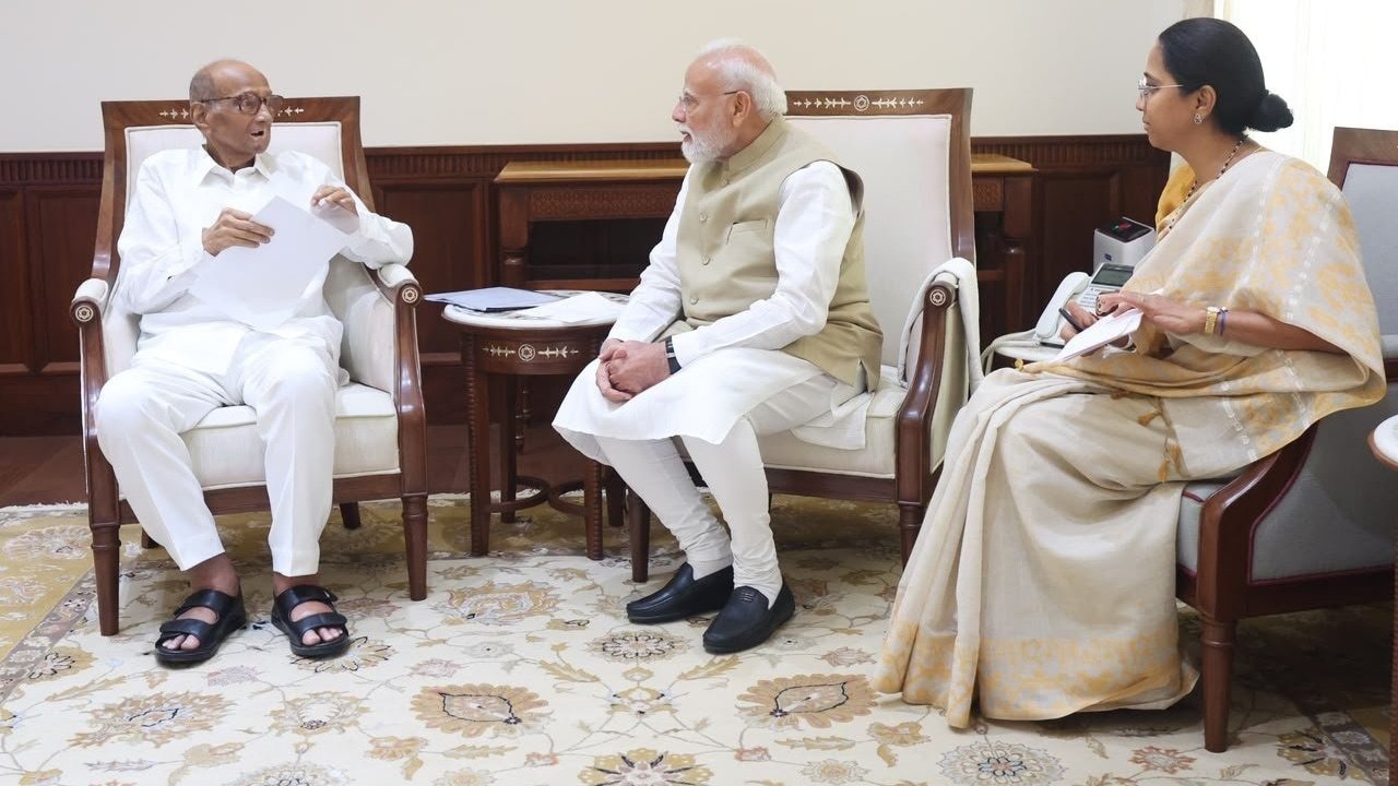 Sharad Pawar, Supriya Sule Meet PM Modi Amid Buzz Over NCP Support To NDA