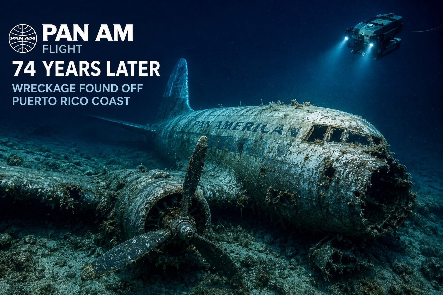Historic Discovery: Missing Pan Am Flight Found After 74 Years In Deep Sea