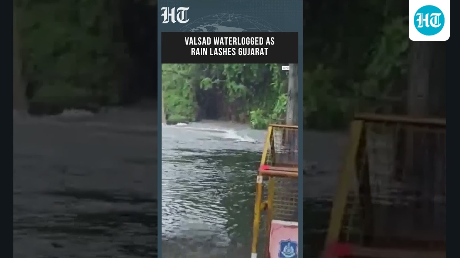 Monsoon Mayhem in Valsad as Heavy Rain Causes Waterlogging