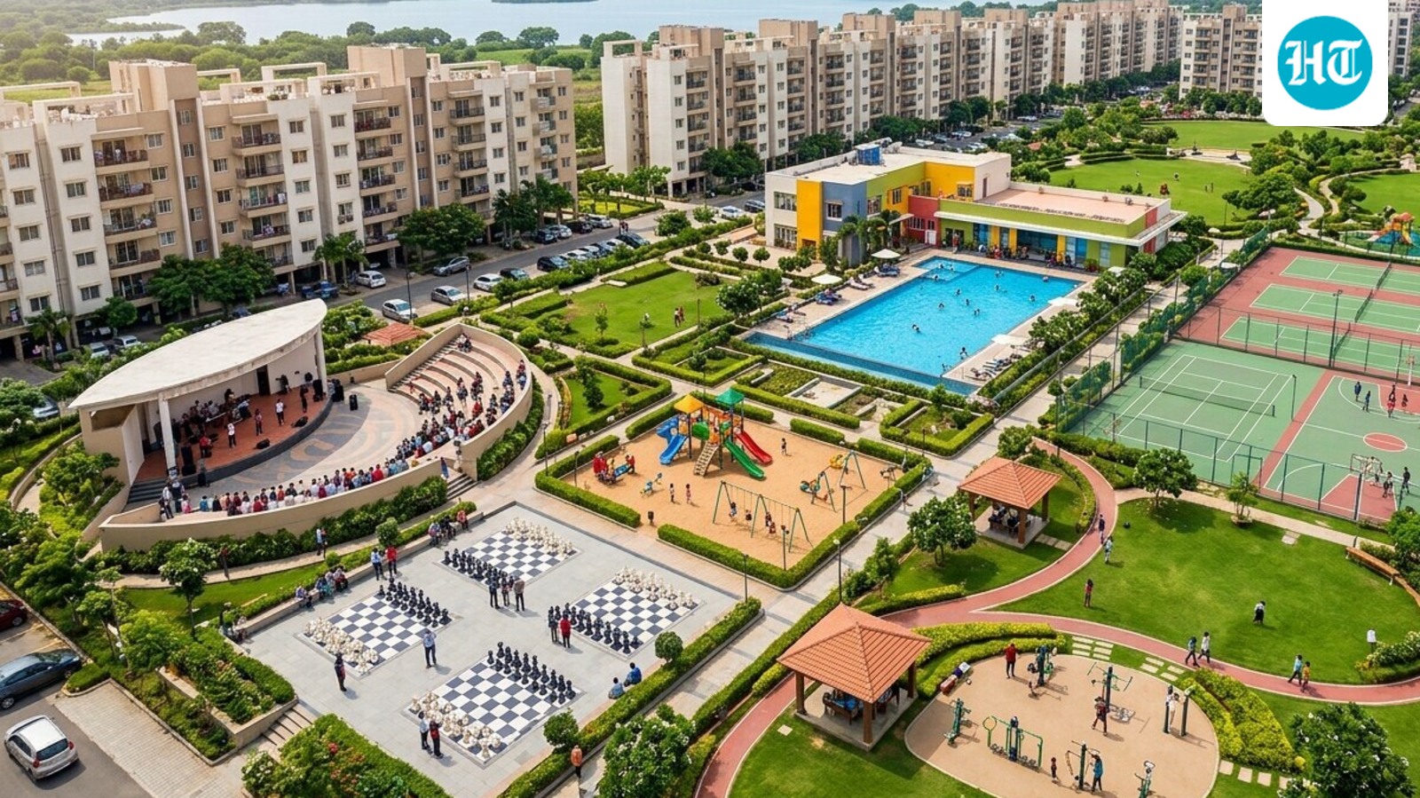 From amphitheatres to outdoor chess boards: Which housing amenities do residents actually use?