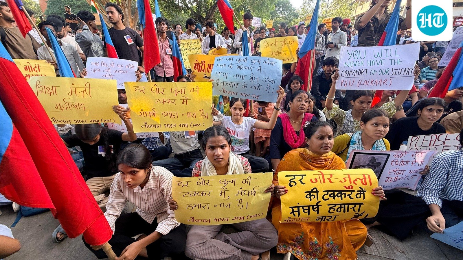 ‘Won’t let students’ voices be muzzled’: Sector-17 protest grows