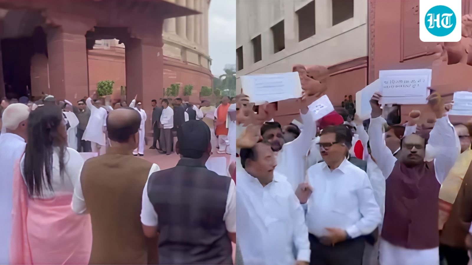 Parliament session LIVE: Oppn, NDA MPs stage protests; deadlock continues as Lok Sabha adjourned