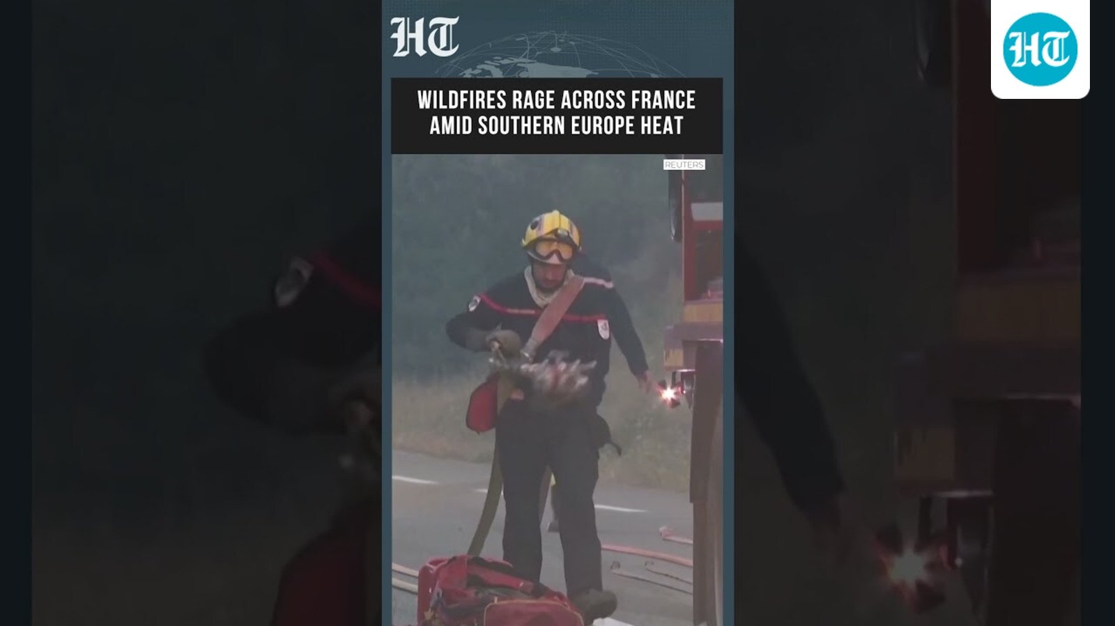 Wildfires Rage Across France As Extreme Heatwave Grips Southern Europe, Forcing Evacuations