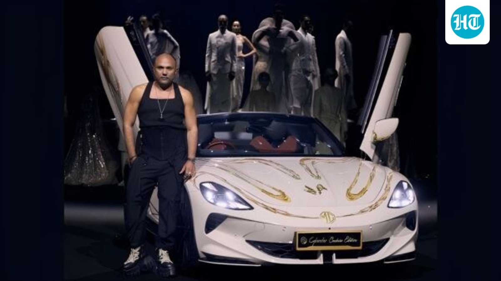 MG SELECT showcases couture editions of the MG M9 and Cyberster alongside Gaurav Gupta's 'Light Song' collection