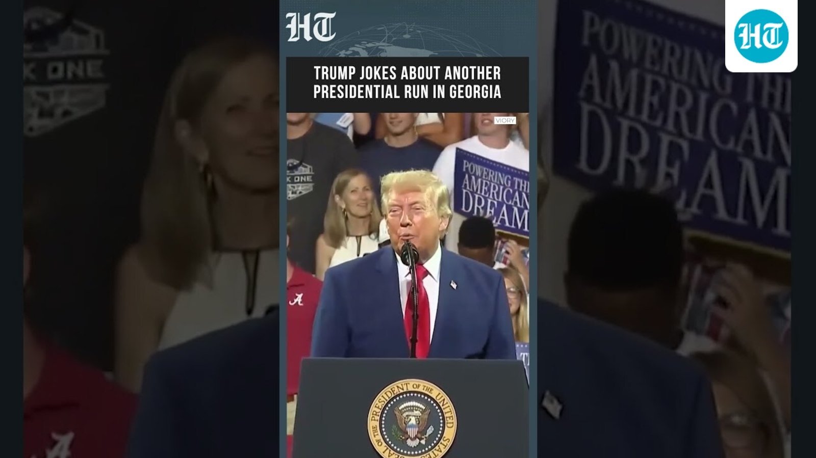 Trump Jokes About Another Presidential Run During Georgia Rally, Draws Cheers From Crowd