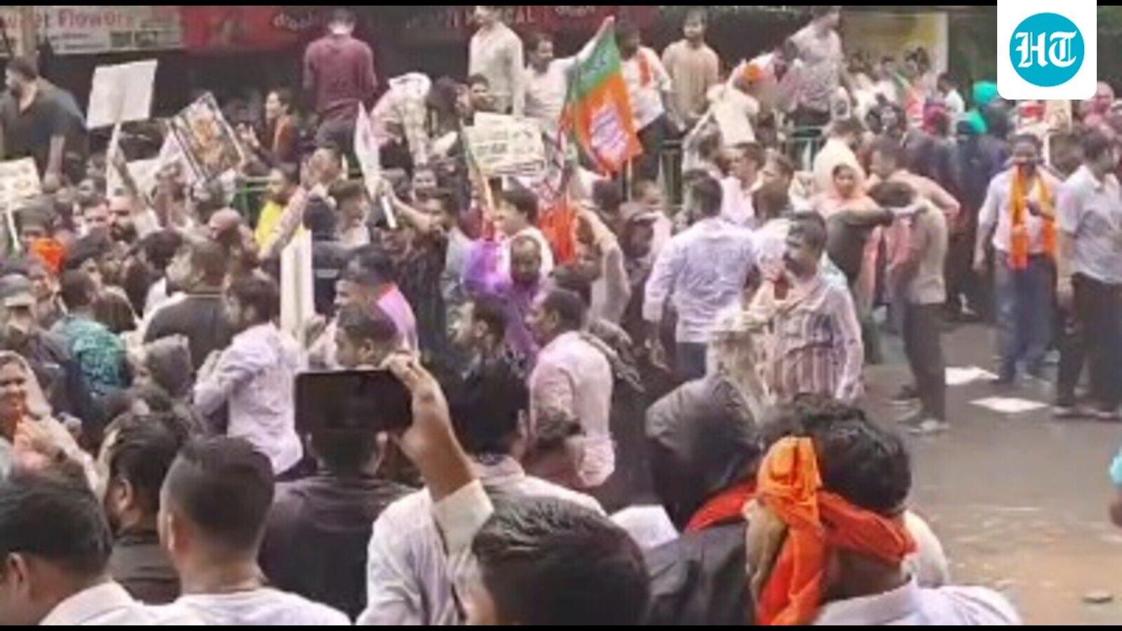 Chhattisgarh cops file FIR against Congress leaders over violence at BJP protest