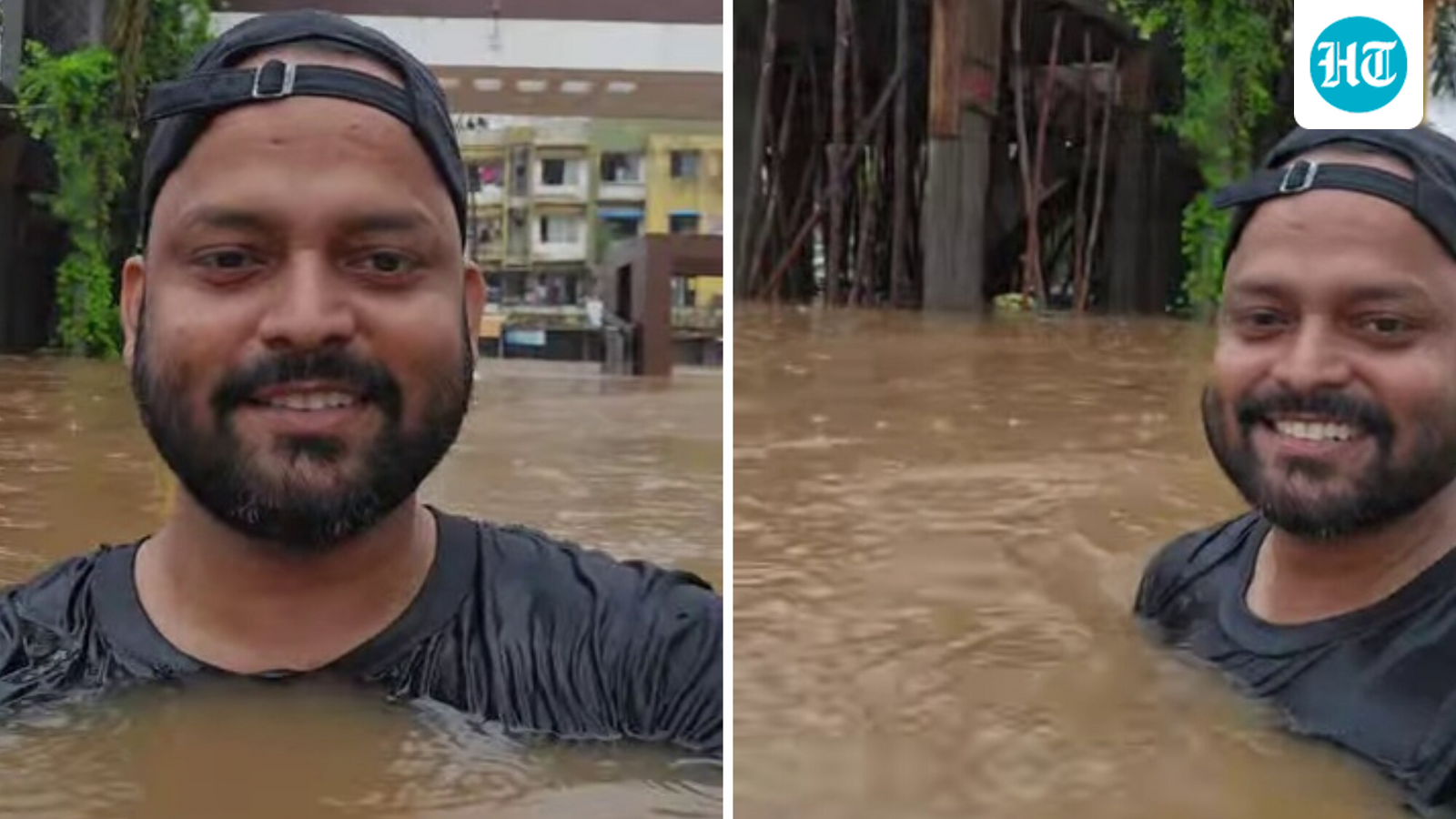 Bandhan Bank employee shows neck-deep water outside Gujarat house: ‘I couldn’t reach my workplace’
