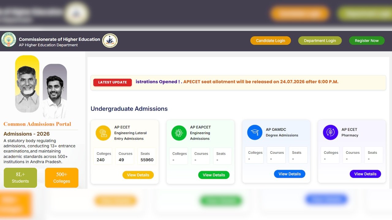AP ECET 2026 Round 1 Seat Allotment Result Delayed: Check Revised Date And Time