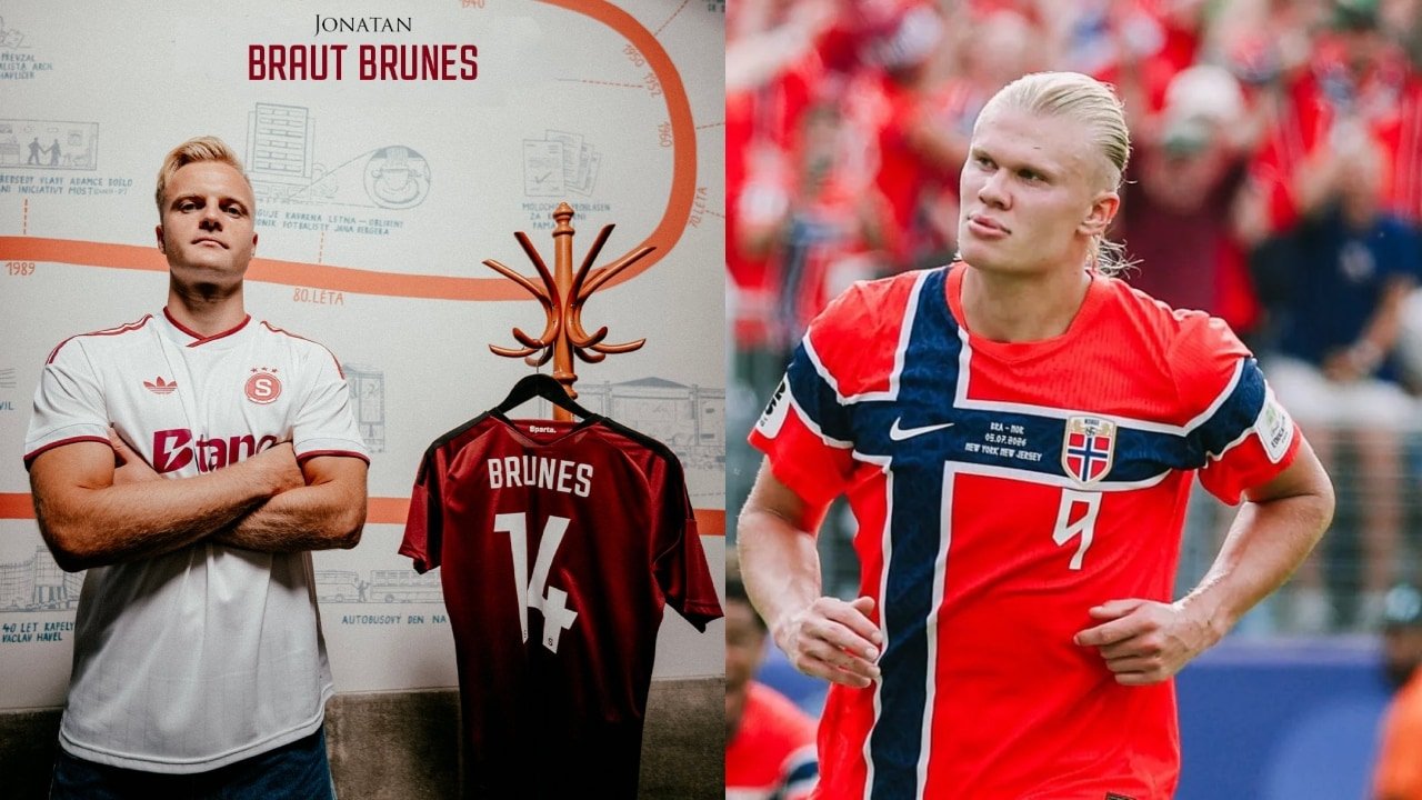 Erling Haaland's Cousin Jonatan Braut Brunes Makes Big Move, Signed By Sparta Prague