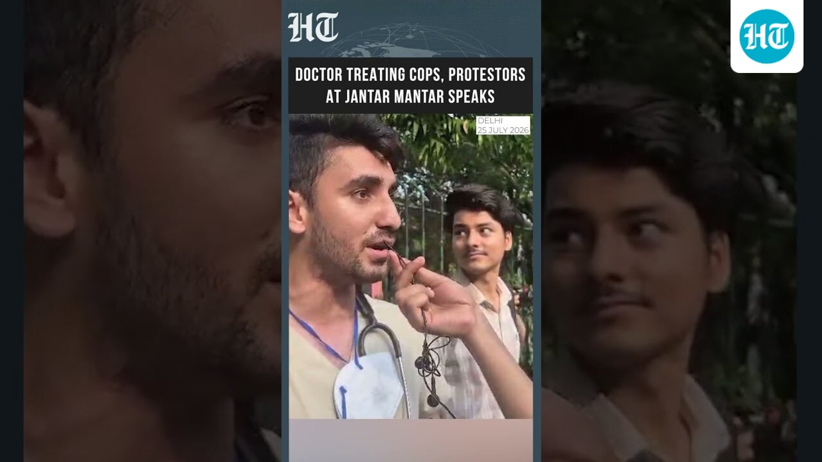 CJP Protest: Doctor Treating Both Police, Protestors On Pradhan's Resignation, NEET Reforms