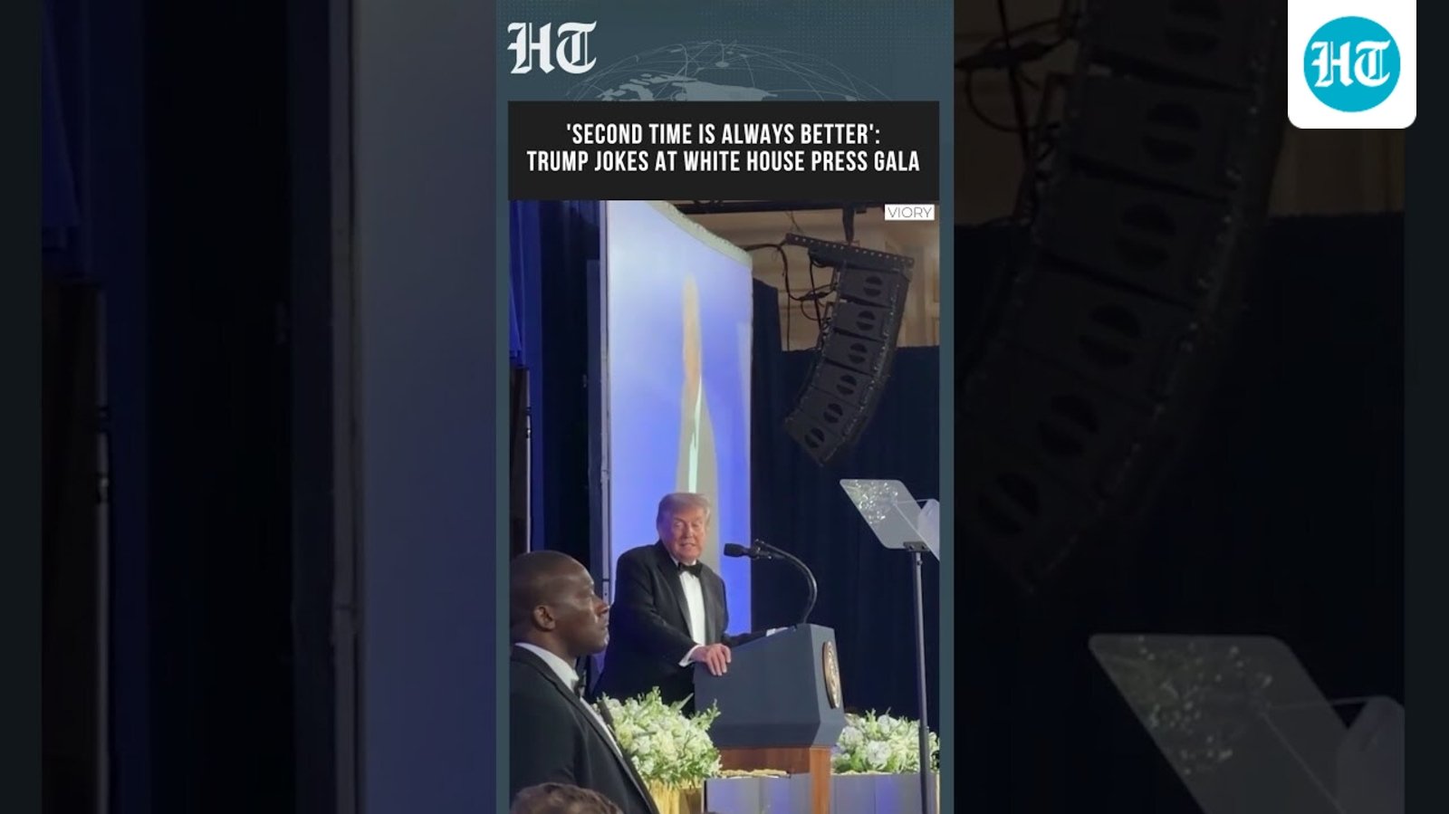Donald Trump Attends Rescheduled White House Correspondents’ Dinner In Washington, D.C.
