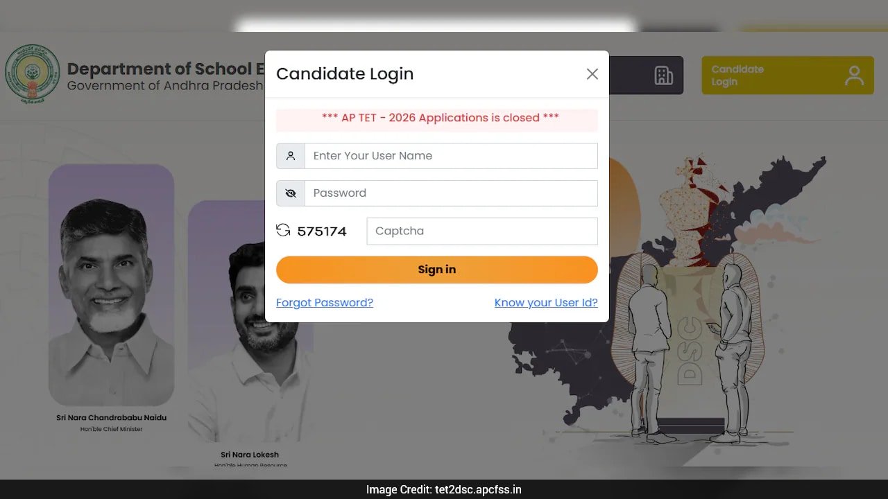 Andhra Pradesh TET Admit Card 2026 Out: Exams From August 5, Direct Link Here
