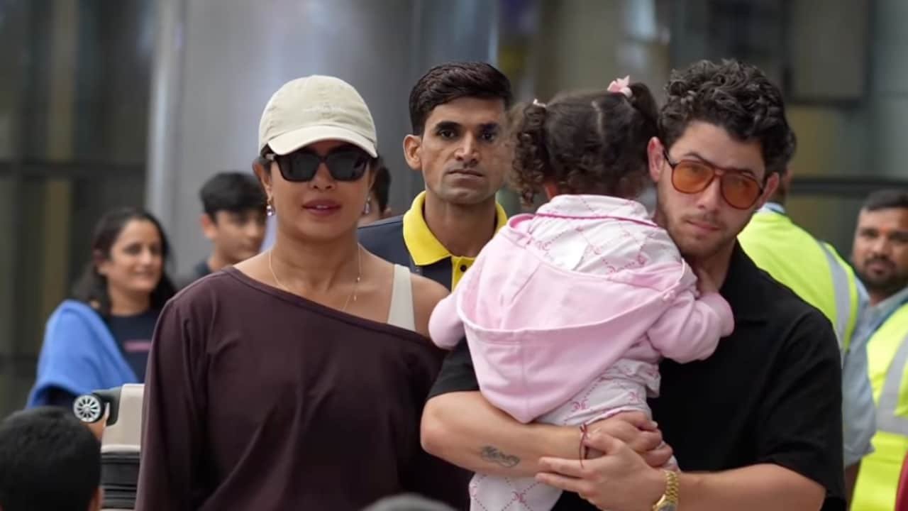 Varanasi Shoot Resumes? Priyanka Chopra Arrives In Hyderabad With Nick Jonas, Malti; Fans Speculate
