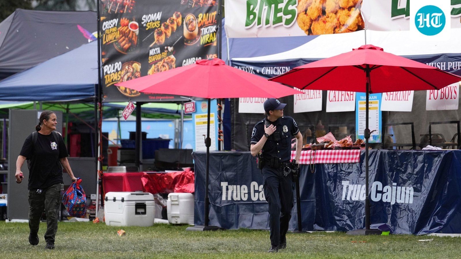 Seattle Center shooting: Shocking moment gunfire erupts at food festival | Video