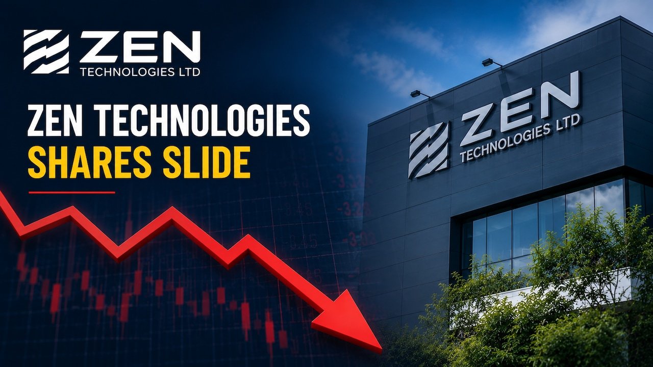Zen Technologies Share Price Falls 8% After Q1 Net Profit Declines 28%