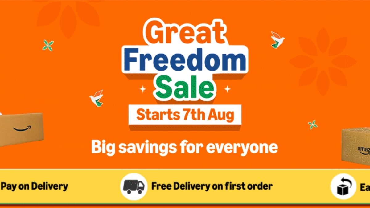 Amazon Great Freedom Sale Starts August 7: Early Prime Access, Top Bank Offers and Deals Teased