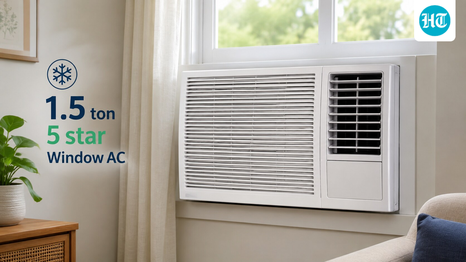 1.5 ton 5 star window AC: Discover reliable inverter models with lower power consumption and strong cooling
