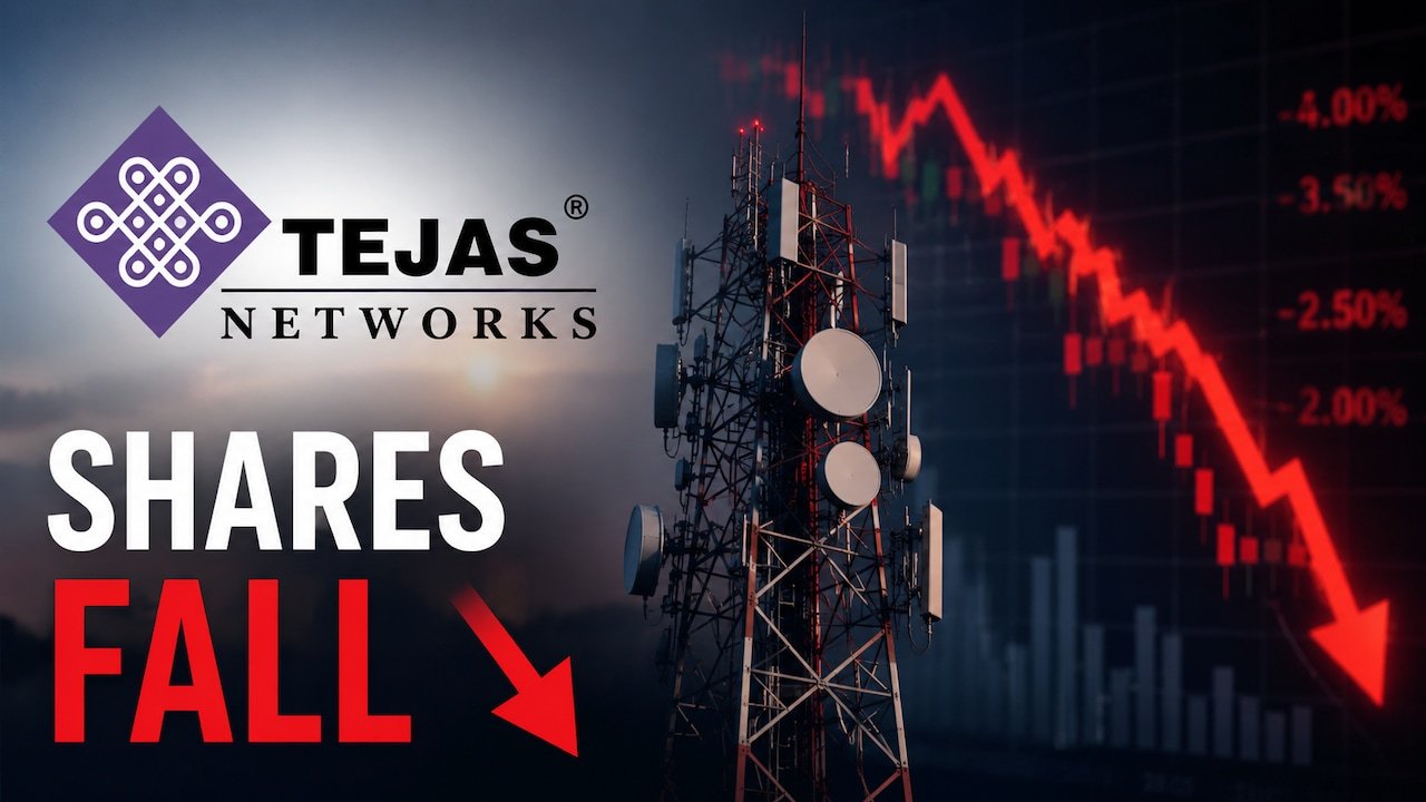 Tejas Networks Share Price Falls Nearly 4% On Q1 Net Loss Of Rs 202 Crore