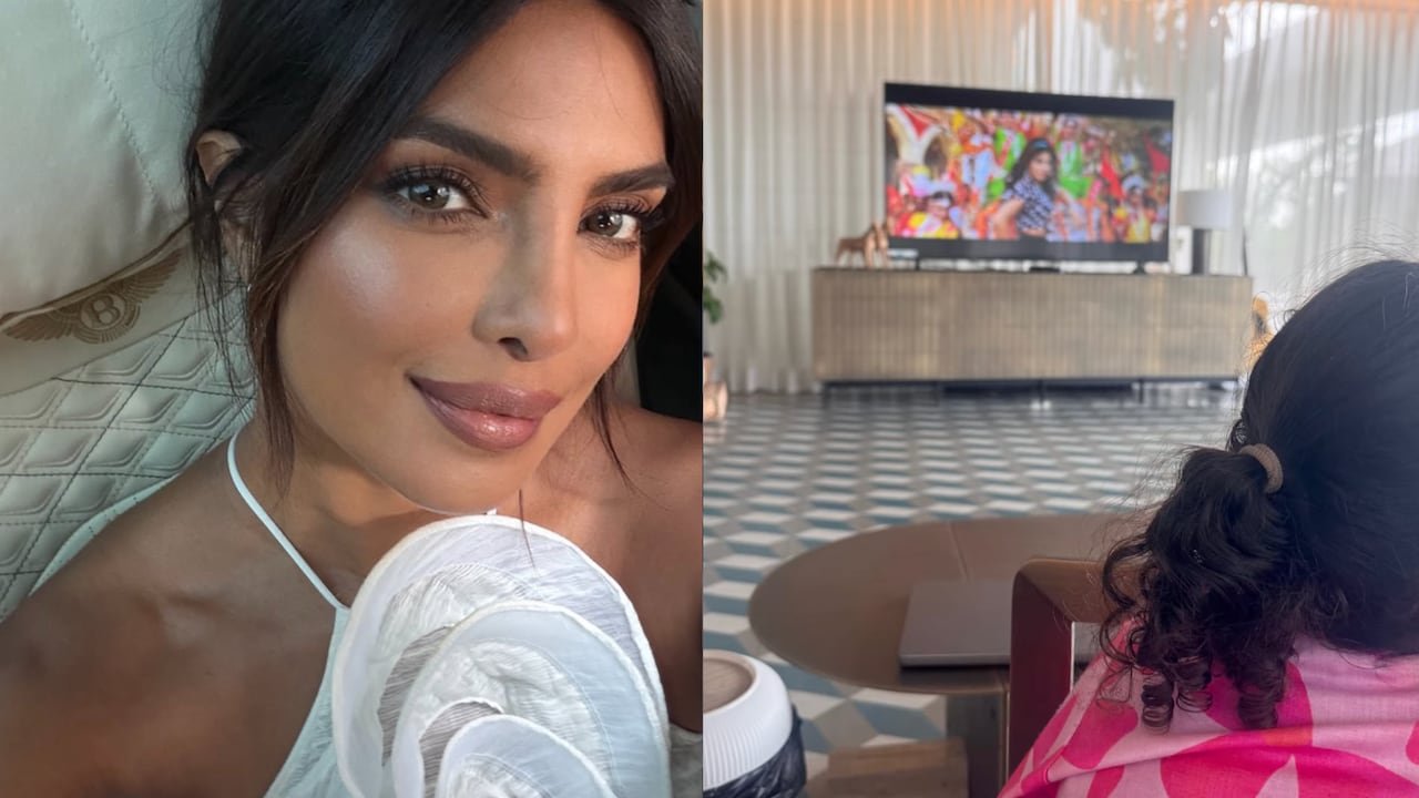 Priyanka Chopra Shares Adorable Glimpse Of Malti Watching Tune Maari Entriyaan