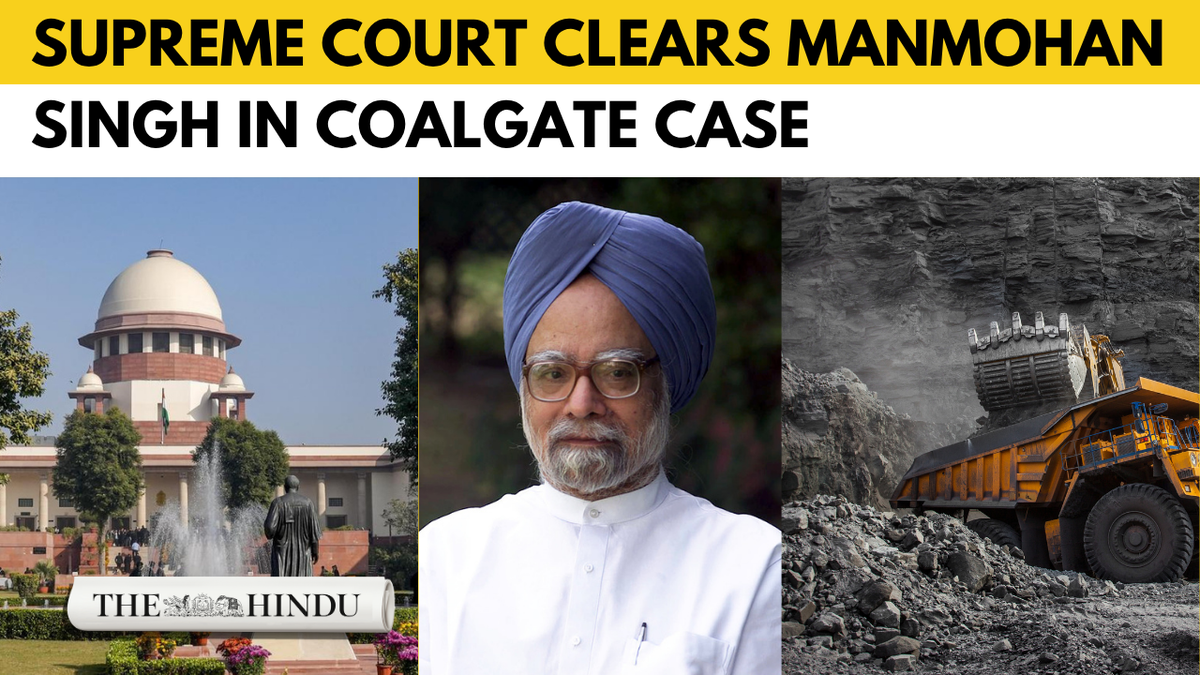 Watch: Supreme Court gives Manmohan Singh a clean chit in Coalgate