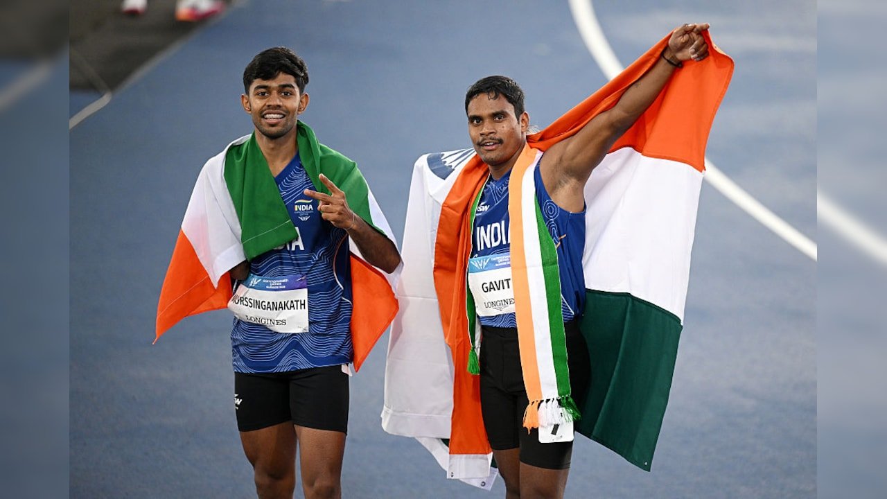 Gavit, Basil Script Historic 1-2 Finish For India In Men's 100m T47 Final At Commonwealth Games 2026