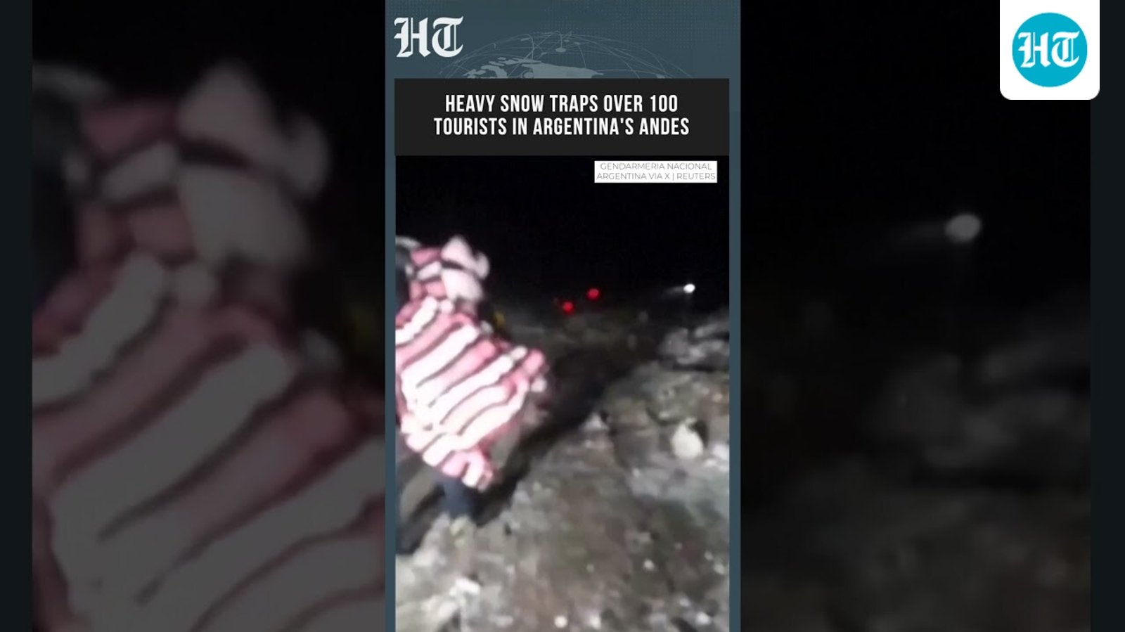 Massive Snowstorm Traps over 100 Tourists In Argentina's Andes Mountains