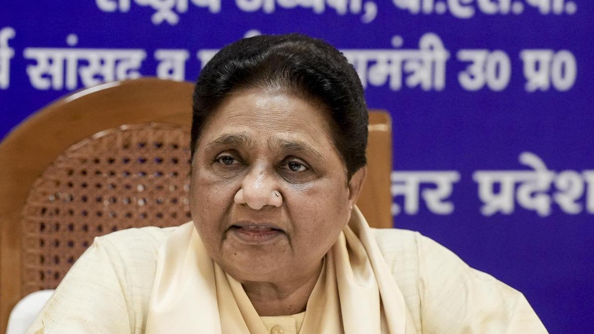 Mayawati welcomes U.P. govt. decision to restore Sant Ravidas Nagar district name, hits out at Samajwadi Party