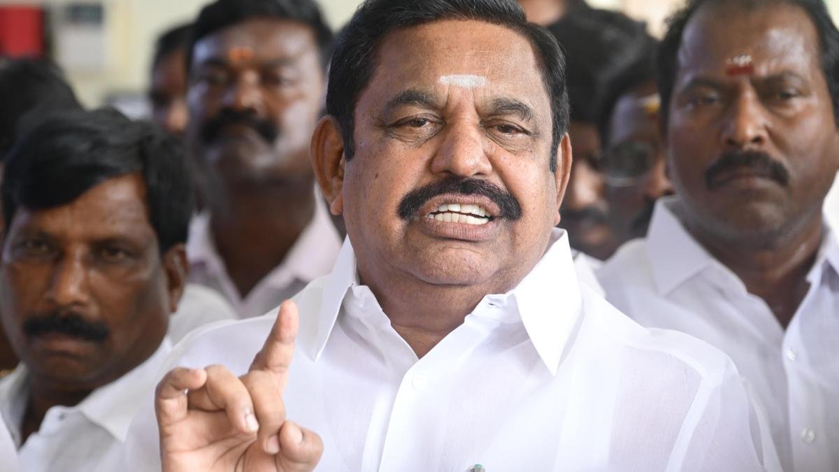 Palaniswami slams TVK govt. for failing to safeguard ‘permanent solution’ to Cauvery dispute