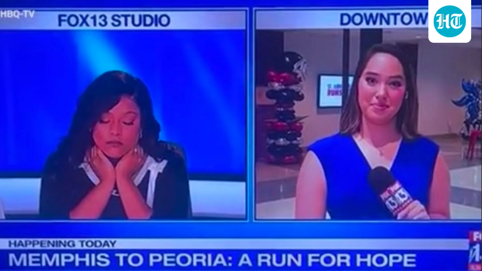'She's a mum of two': US news anchor defended after appearing to fall asleep on air