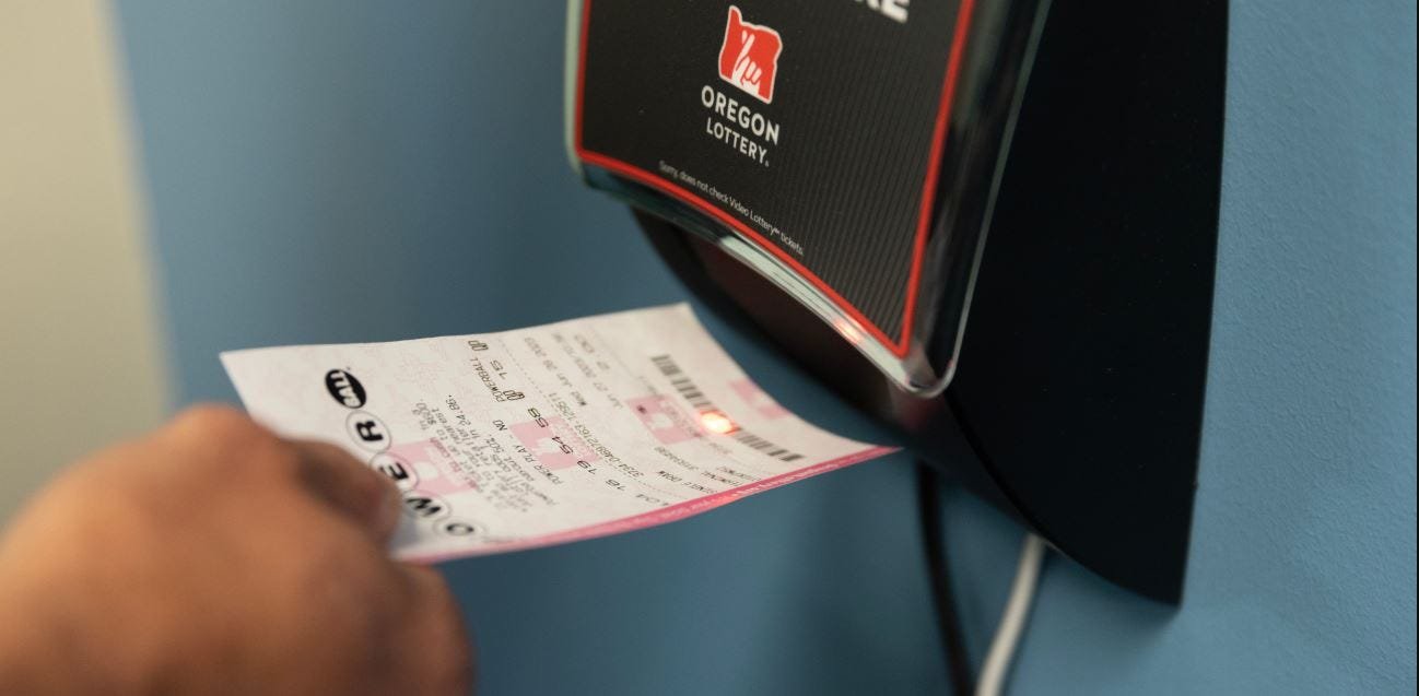 Oregon Lottery Powerball, Pick 4 results for Aug. 3